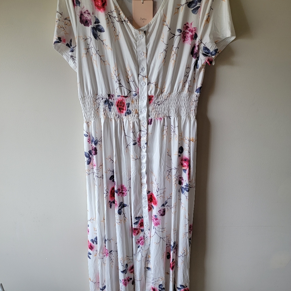 Button Up Maxi Dress